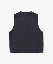 Load image into Gallery viewer, gilet navy twill_navy_back