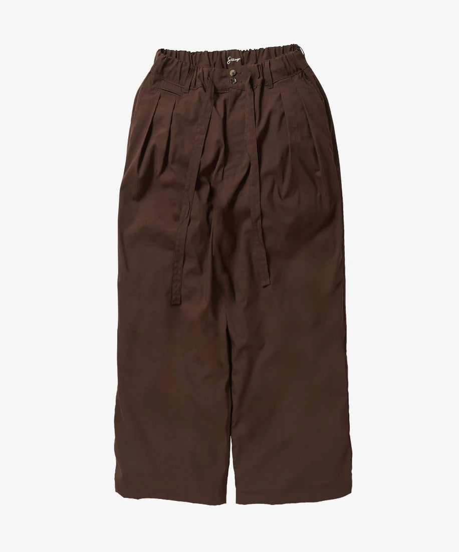 【Sillage】hakama overall military twill Hakama Pants Twill / Brown - Sillage – (ki:ts)