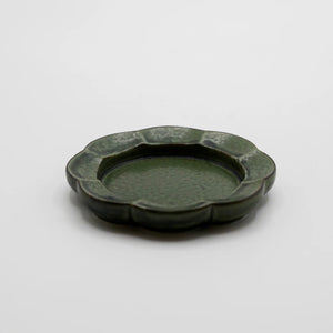 hibi flower seto tray green