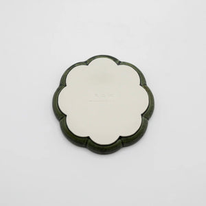 hibi flower seto tray green back