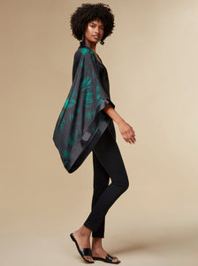 Kate - black / silk kimono top - KAYLL