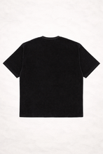 Load image into Gallery viewer, kits_Relaxed Over Size Pile T-Shirt_Black_back_H960_edit