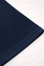 Load image into Gallery viewer, kits_Relaxed Over Size Pile T-Shirt_Navy_logo_H960_edit