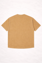 Load image into Gallery viewer, kits_Relaxed Over Size Pile T-Shirt_Sand_back_H960_edit
