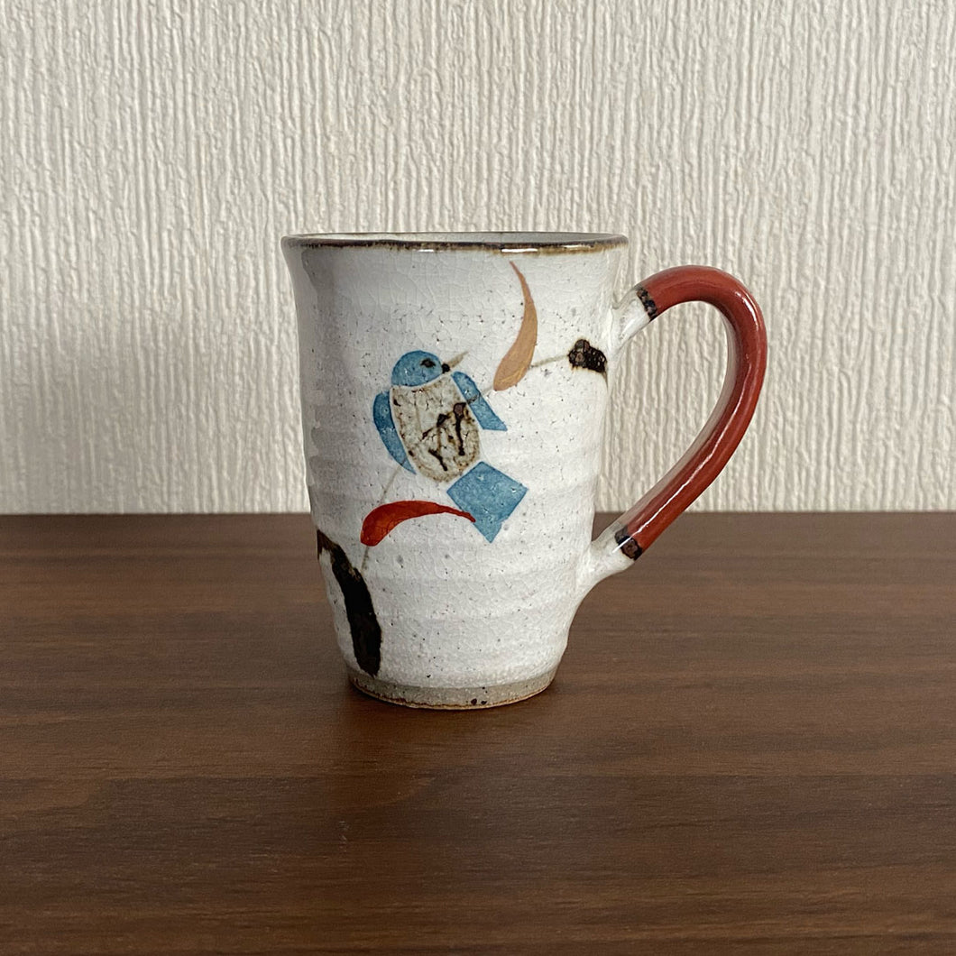 Washi-dye Blue Bird Mug - Kouungama