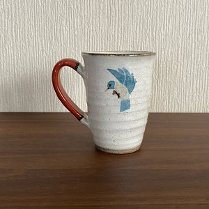 Washi-dye Blue Bird Mug - Kouungama