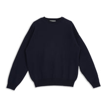 Load image into Gallery viewer, Back Logo Print Sweat_navy_01