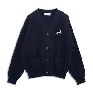 Embroidery Logo Cardigan_navy_01