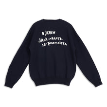 Load image into Gallery viewer, Back Logo Print Sweat_navy_02