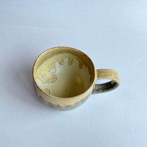 Hand Made Mug Cup / Col.01 Light Blue & Brown Mix - Tomomi Kamoshita