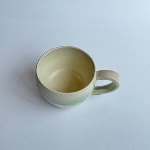 Hand Made Mug Cup / Col.06 Pink & Emerald Green Mix - Tomomi Kamoshita