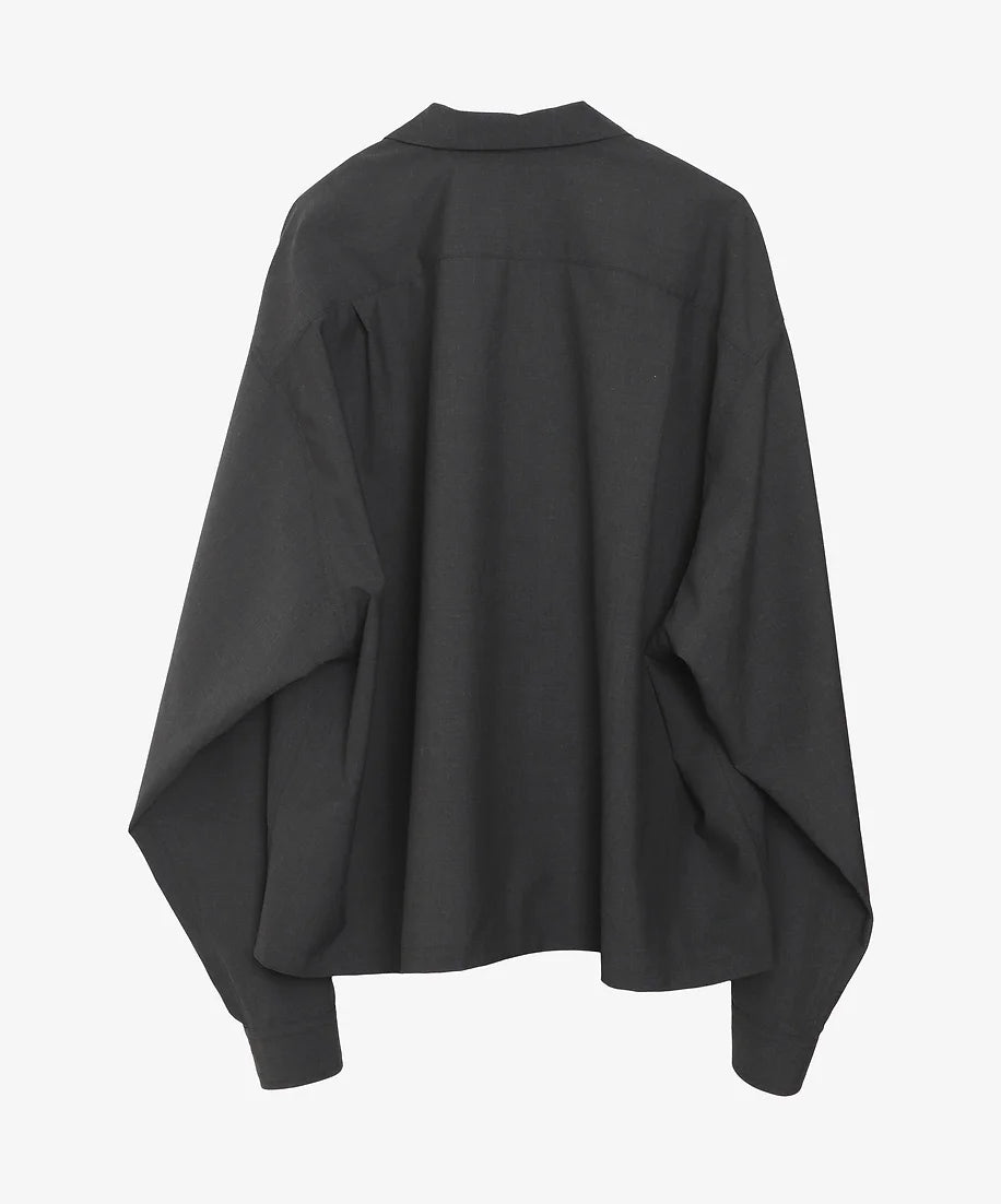 トップス sillage essential overshirt anthracite Sillage - Overshirt Twill Anthracite - Rendez-vous Store