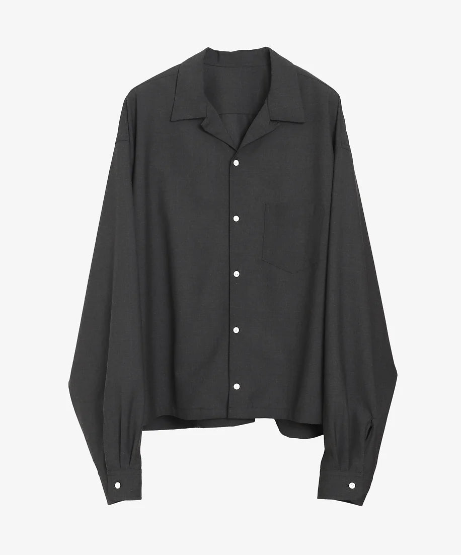 トップス sillage essential overshirt anthracite Sillage - Overshirt Twill Anthracite - Rendez-vous Store