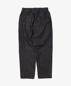 pantalon baggy black denim one wash back
