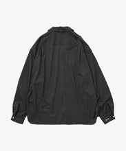 Load image into Gallery viewer, re-engineered overshirt anthracite twill_black_back