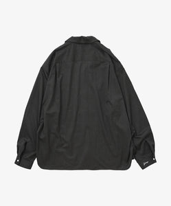 re-engineered overshirt anthracite twill_black_back