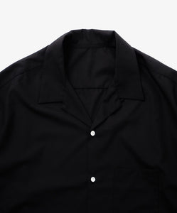 Re-engineered Overshirt Twill / Black - Sillage