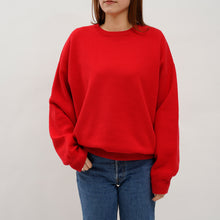 Load image into Gallery viewer, Back Logo Print Sweat_red_03