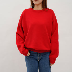 Back Logo Print Sweat_red_03