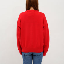 Load image into Gallery viewer, Embroidery Logo Cardigan_red_04