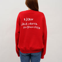 Load image into Gallery viewer, Back Logo Print Sweat_red_04