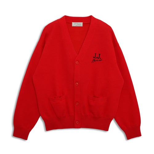 Embroidery Logo Cardigan_red_01