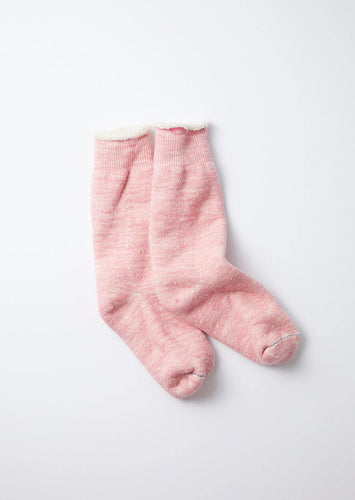 DOUBLE FACE CREW SOCKS_Light Pink