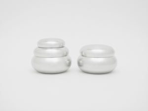 Suiu Set of 2 (Stacking Tin Ware for Sake) - metaphys