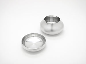 Suiu Set of 2 (Stacking Tin Ware for Sake) - metaphys