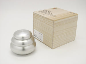 Suiu Set of 3 (Stacking Tin Ware for Sake) - metaphys