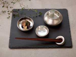 Suiu Set of 3 (Stacking Tin Ware for Sake) - metaphys