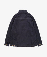Load image into Gallery viewer, trucker jacket denim one wash_back_W916