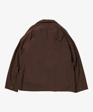 Load image into Gallery viewer, veste two button twill_brown_back