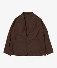 Load image into Gallery viewer, veste two button twill_brown_front