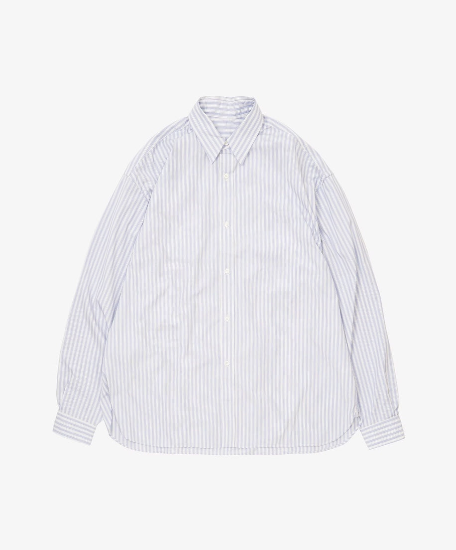 wide shirt high count white stripe front