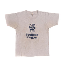 Load image into Gallery viewer, Vintage 90’s ‘Ned Subs’ Softball Tee / T44 / Light Grey / M - SEARCH&amp;DESTROY