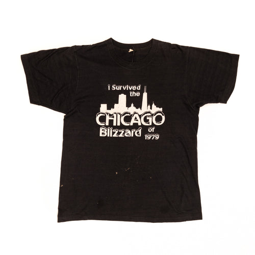 Vintage 1979 ‘Chicago’ Tee / T28 / Black / M - SEARCH&DESTROY
