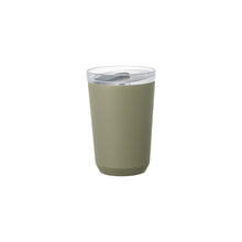 Load image into Gallery viewer, TO GO TUMBLER with plug 360ml / Khaki - KINTO