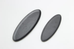 Oval Tray / black large - Sumitani Saburo Shoten
