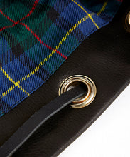 Load image into Gallery viewer, Drawstring Shearling Bag  - L / Navy Shearling &amp; Black - (ki:ts)