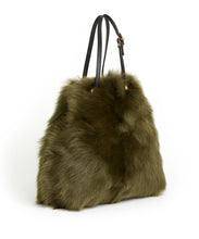 Load image into Gallery viewer, Tie Shopper - S / Olive Shearling &amp; Black - (ki:ts)