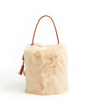 Load image into Gallery viewer, I-O Shearling Bucket - S / Biscuit Shearling &amp; Tan - (ki:ts)