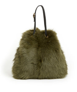 Tie Shopper - S / Olive Shearling & Black - (ki:ts)