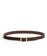 Load image into Gallery viewer, Suede Contrast Belt - 30 / Chocolate &amp; Dark Brown - (ki:ts)
