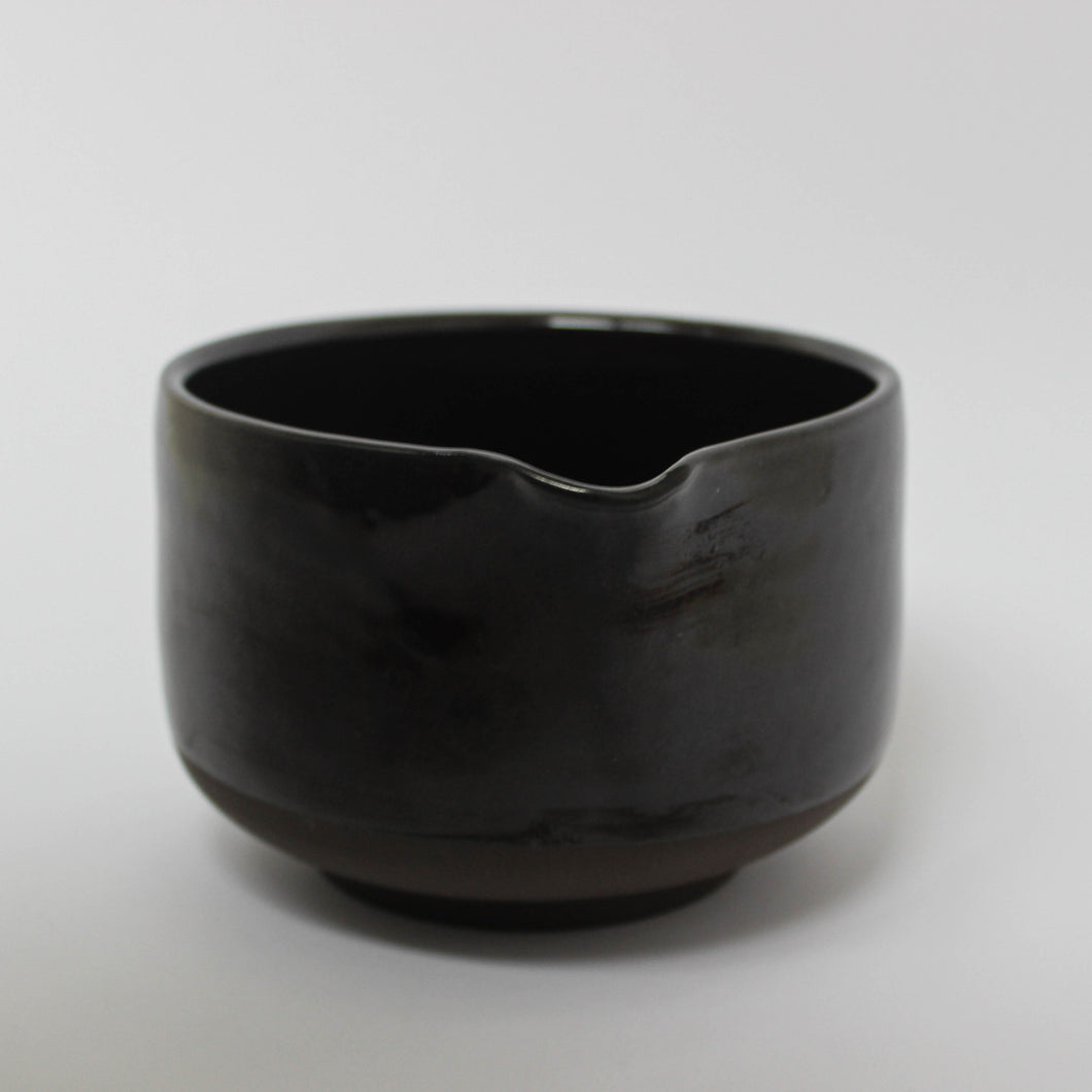 Matcha Bowl / Dark Brown (TANBA) - (ki:ts) x Kaoru Pottery