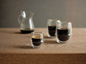KRONOS double wall espresso cup 80ml - KINTO