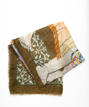 Load image into Gallery viewer, Scarf / Howrah Olive / Khaki / CU201 - SWASH LONDON