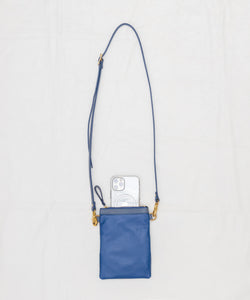 Fold Purse with shoulder strap / Estate Blue - (ki:ts)