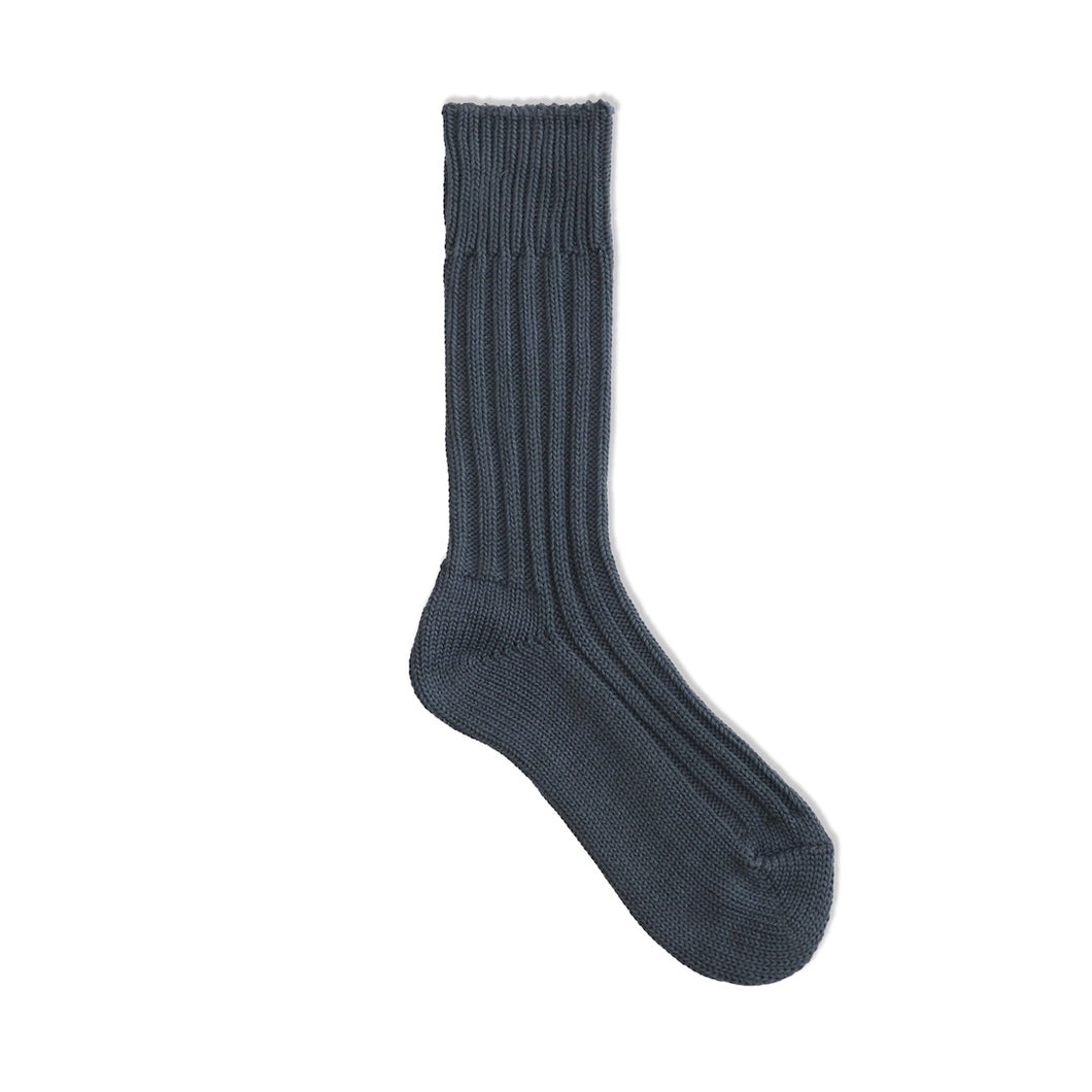 Cased heavy weight plain socks / stone - decka
