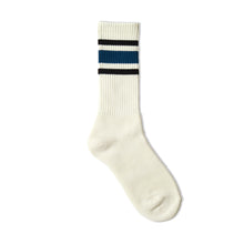Load image into Gallery viewer, 80&#39;s Skater socks / blue line - decka